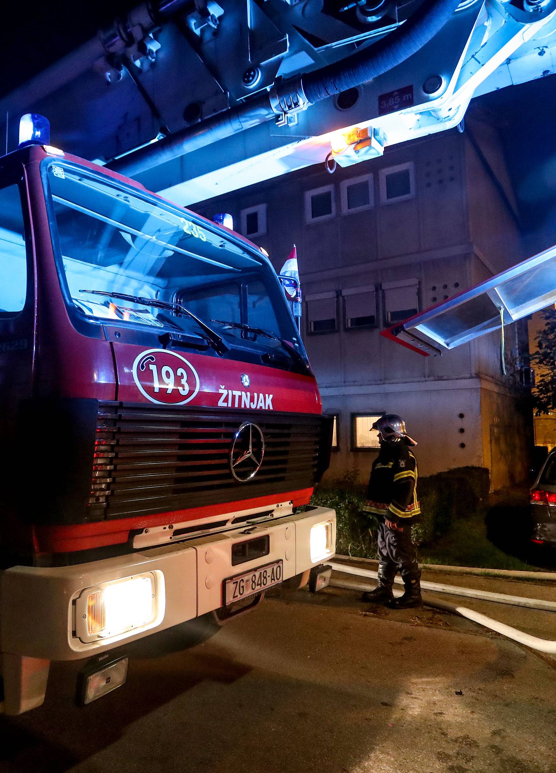 Gori staja u Zagrebu: Vlasnik je uspio spasiti svoje životinje