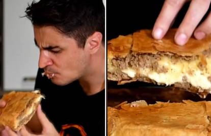 Bosanac napravio burek sa sirom na svoj način i napravio pomutnju: Nama izgleda fino...