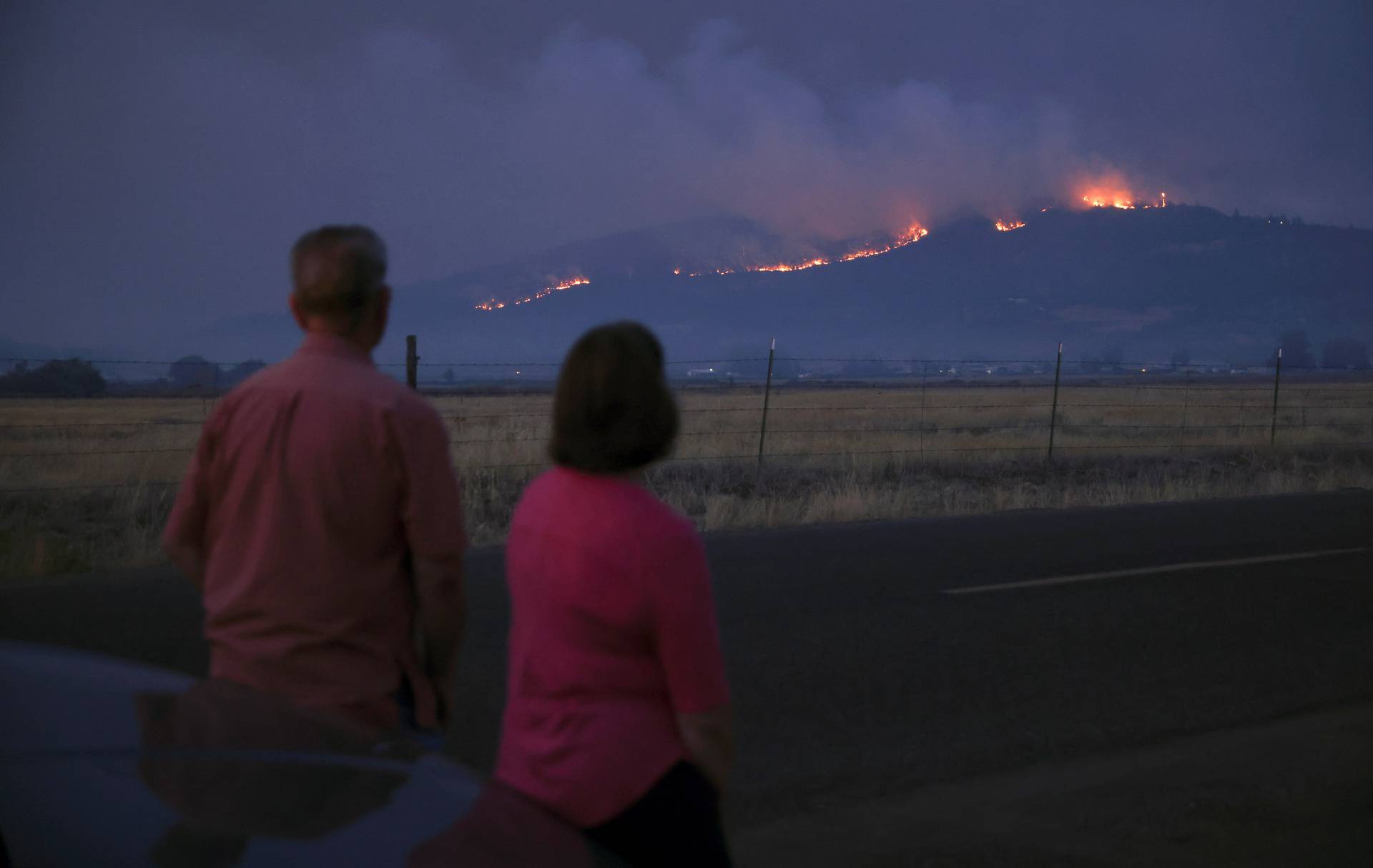 FILE PHOTO: Wildfires in Oregon