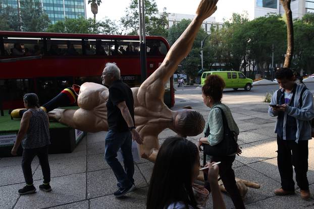 Attack on giant figures FIFA World Cup 2026