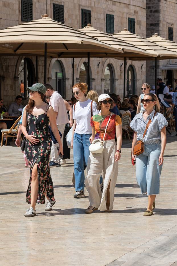 Sunčan i topao dan u Dubrovniku