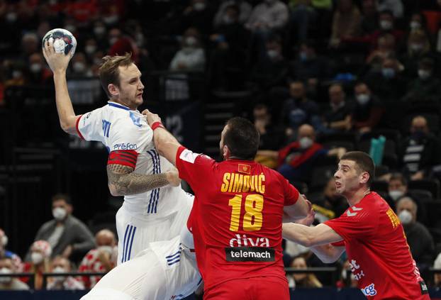 EHF 2022 Men's European Handball Championship - Main Round - Montenegro v France