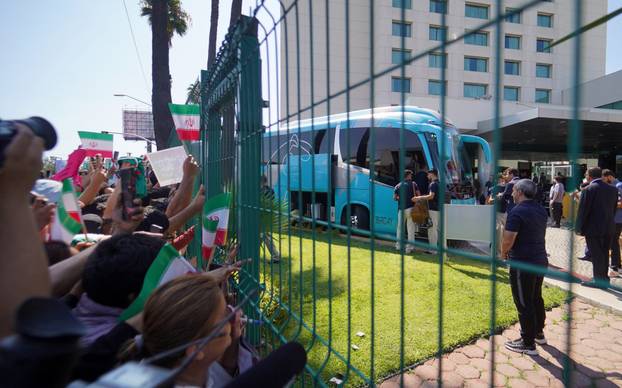FIFA World Cup 2026 - Iran leave Tijuana hotel ahead of first World Cup match
