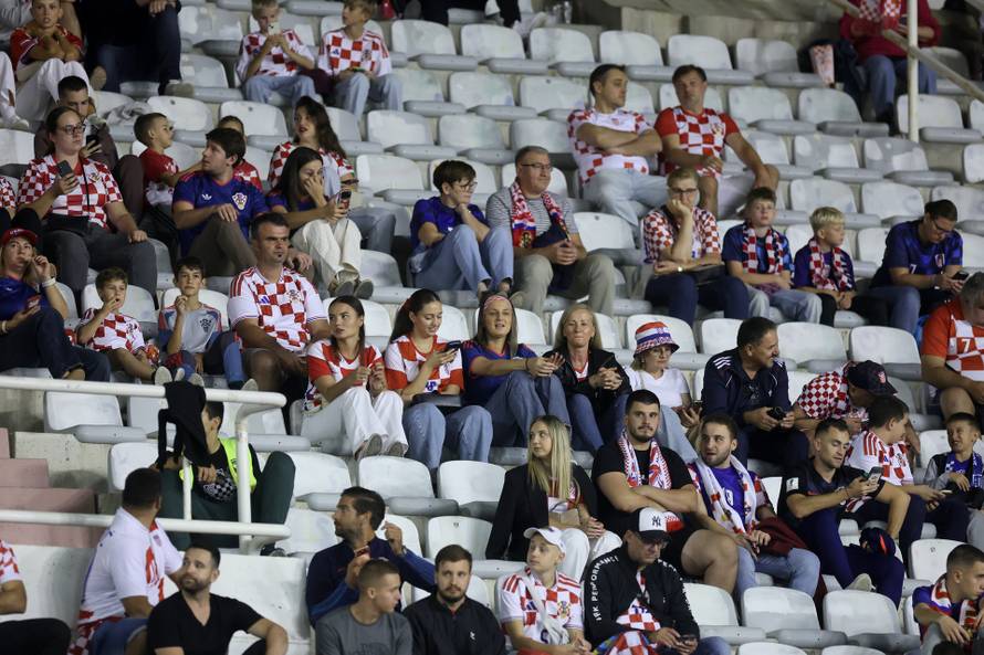 Atmosfera na Poljudu na utakmici između Hrvatske i Španjolske u Ligi nacija