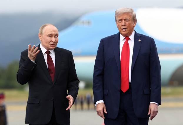 U.S. President Trump meets with Russian President Putin in Alaska