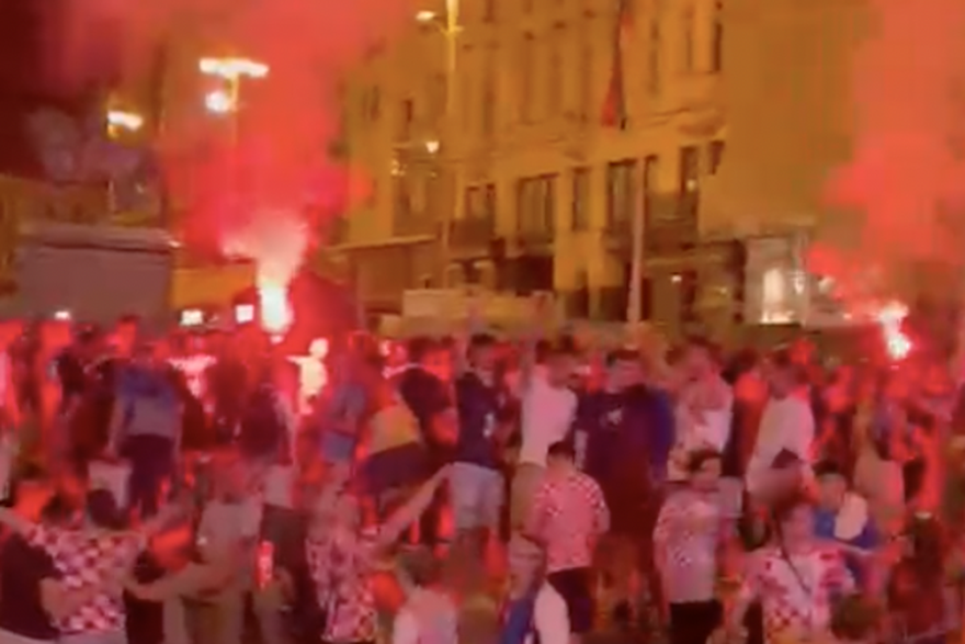 Euforija u Zagrebu nakon pobjede