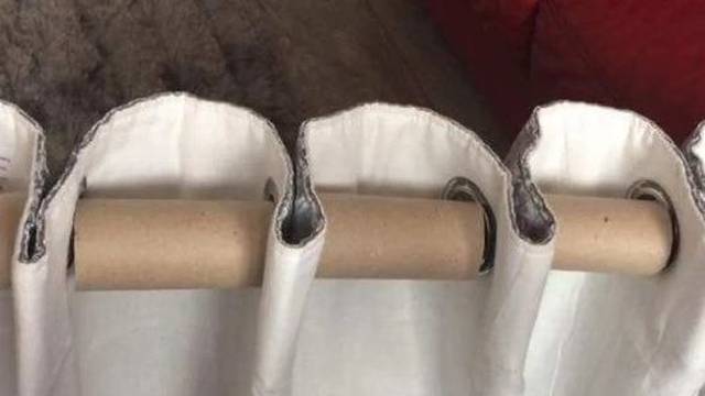 Odličan trik: Zavjese savršeno padaju uz tuljce od WC papira
