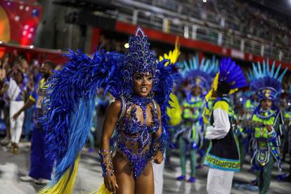 Carnival magic descends on Rio as the second night of elite samba schools lights up the Sambadrome, in Rio de Janeiro