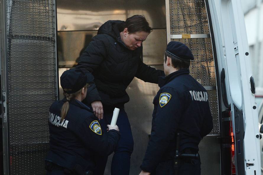 ARHIVA - 2019. Varaždin: Privedena Smiljana Srnec, osumnji?ena za ubojstvo svoje sestre