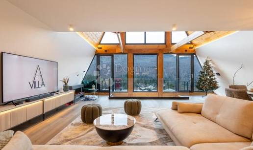 FOTO Ova vila na malom brežuljku u Delnicama nudi luksuz i užitke cijele godine