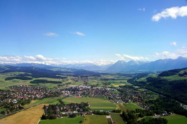 bird view münsingen