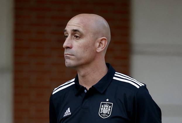 FIFA Women's World Cup Australia and New Zealand 2023 - Spain's Prime Minister Pedro Sanchez receive the World Cup champions