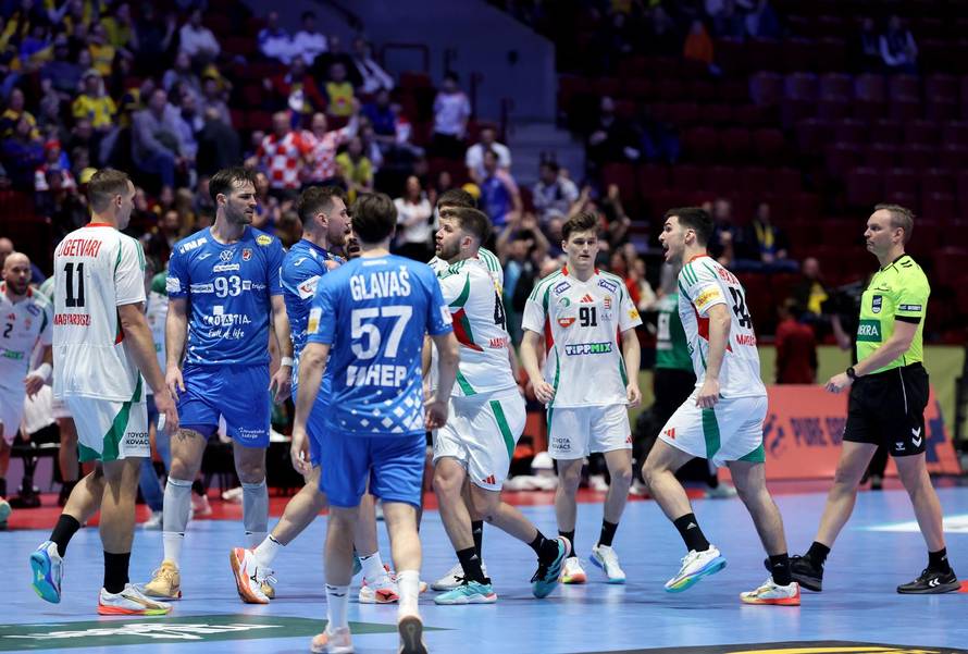 Malmo: Nakon pobjede došlo je do naguravanja rukometaša Hrvatske i Mađarske
