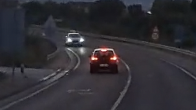 VIDEO Luda vožnja kod Trogira: Vozio u suprotnom smjeru, drugi vozači ga jedva izbjegli!