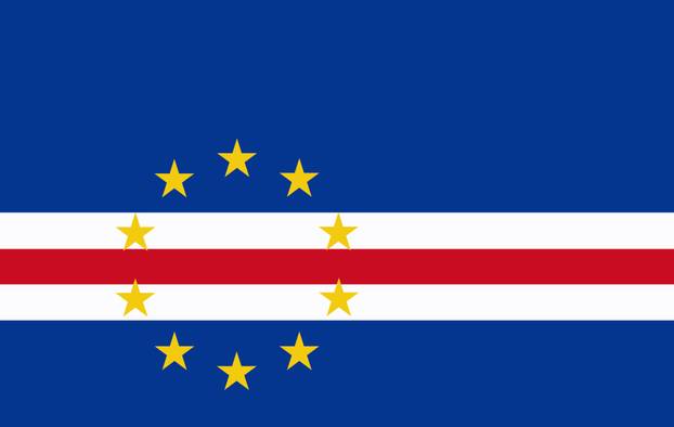 Cape Verde vector flag isolated.