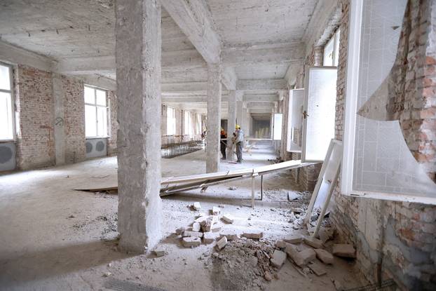 Zagreb: Gordan Jandroković obišao zgradu Hrvatskog sabora koja se obnavlja