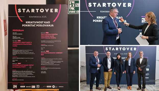 Počela je treća Startover konferencija: Kako zadržati ljude, znanje i motivaciju?