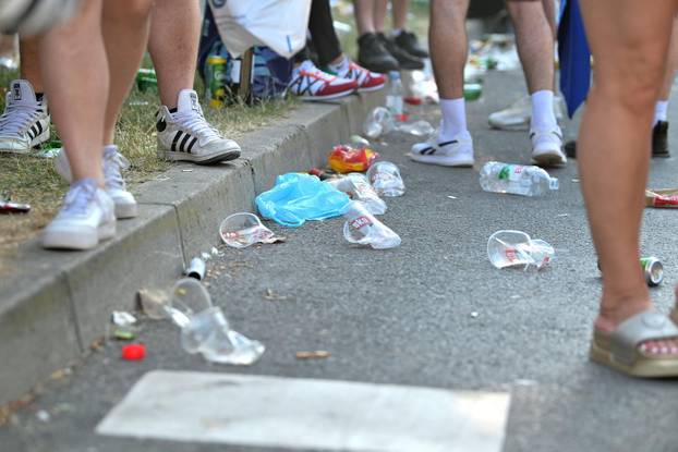Zagreb: Fun zona na Bundeku već je puna smeća