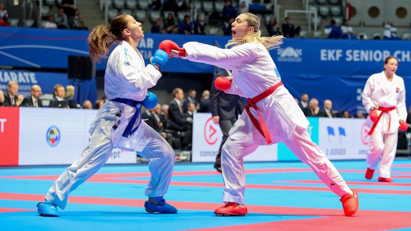Nikolina Golomobos bronze at the European Championships in Karate