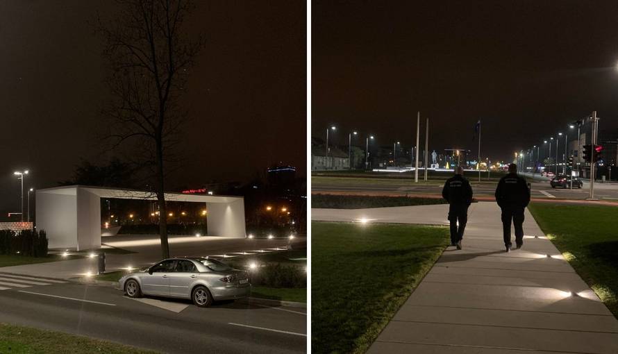 Spomenik čuvaju Bandićevi zaštitari: 'To nigdje nisam vidio'