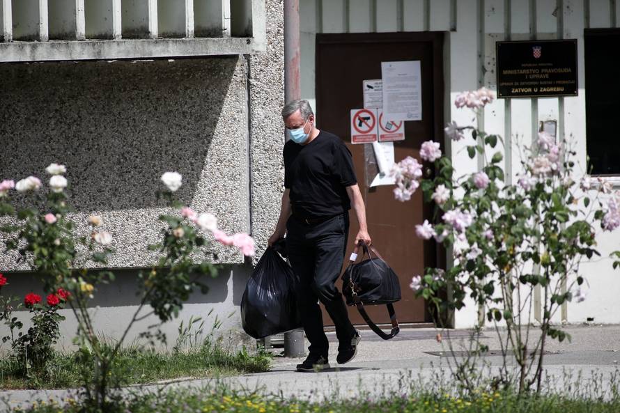 Sudac Ante Kvesić, kojeg je Mamić optužio za korupciju, izlazi iz Remetinca