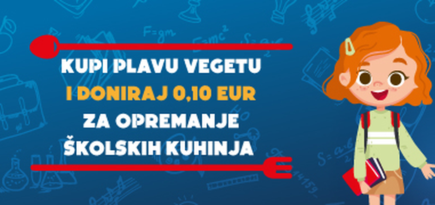 Vegeta akcijom „Doniramo i školske kuhinje renoviramo“ pomaže školama
