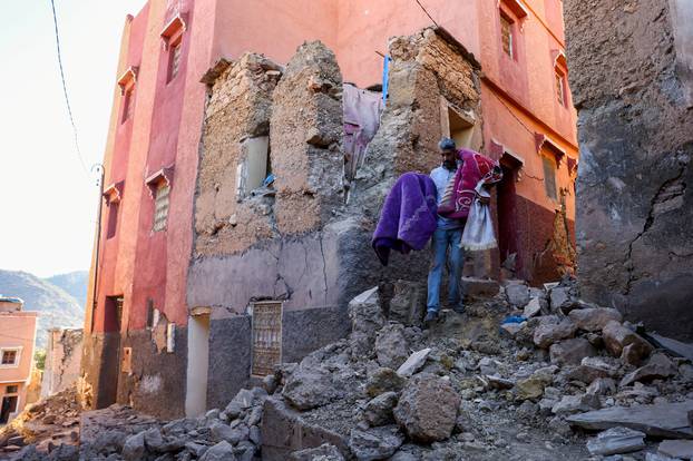Aftermath of a deadly earthquake in Morocco