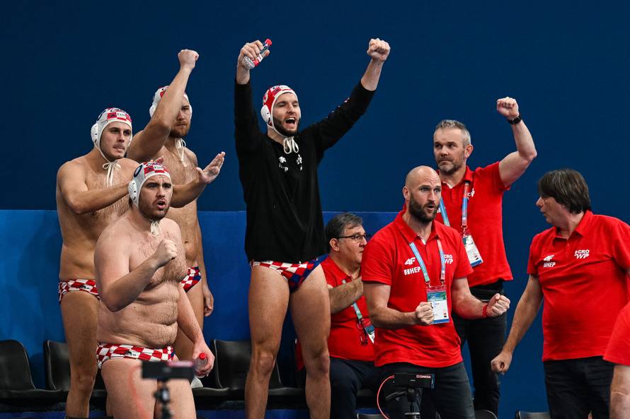 Susret Hrvatske i Francuske u polufinalu Svjetskog prvenstva u vaterpolu
