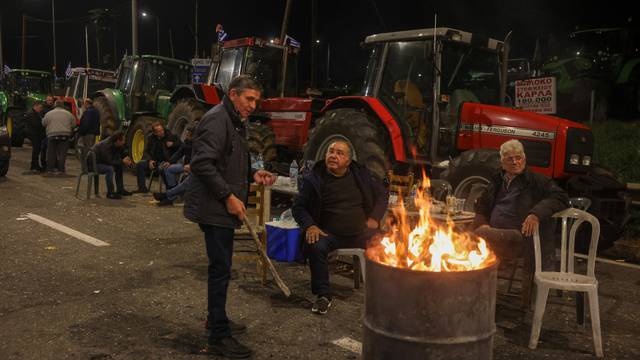 Farmers protest, in Greece