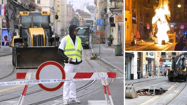 Uživo iz Frankopanske: Tramvaji ne voze, nema vode, četvero ozlijeđenih u požaru u centru