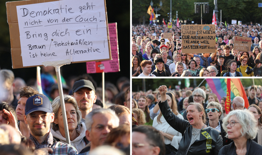 FOTO Tisu&cacute;e ljudi prosvjedovale protiv AfD-a u Berlinu: 'Svi zajedno protiv fa&scaron;izma!'