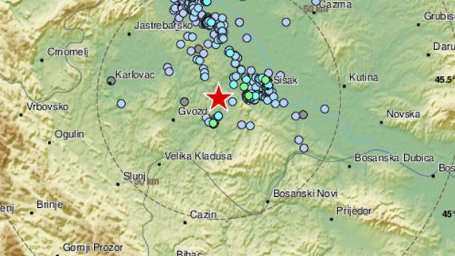 Novi potres jačine 3,0 prema Richteru kod Siska: 'Čulo se kao eksplozija pa zatreslo zgradu'