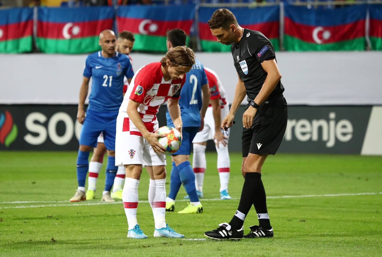 Euro 2020 Qualifier - Group E - Azerbaijan v Croatia