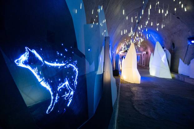 Zagreb: Predstavljan novi adventski projekt Polar Express u  tunelu Grič