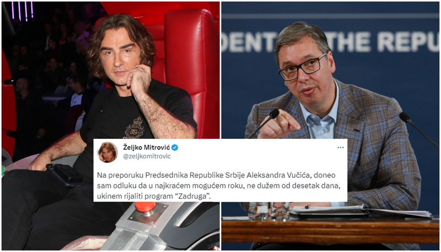 Željko Mitrović ukida Zadrugu? 'Interes Srbije važniji je od mog'