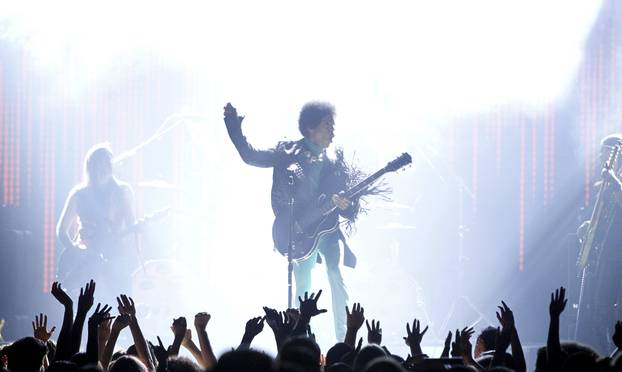 Prince performs during the Billboard Music Awards at the MGM Grand Garden Arena in Las Vegas