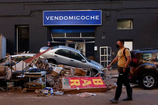 Aftermath of floods in Spain
