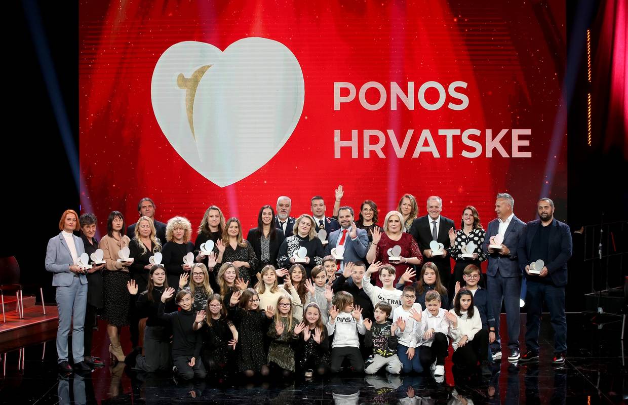 Ljudima dobrog srca dodijeljene nagrade Ponos Hrvatske: Pogledajte tko su dobitnici