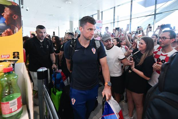 Velika Gorica: Doček hrvatske nogometne reprezentacije