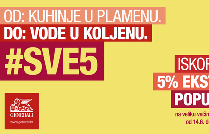 Kad neočekivano iskrsne - uz Generali osiguranje je #sve5