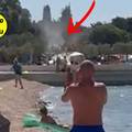 'Snimila sam pijavicu na pla&zcaron;i u Biogradu. Svi su tr&ccaron;ali po stvari'