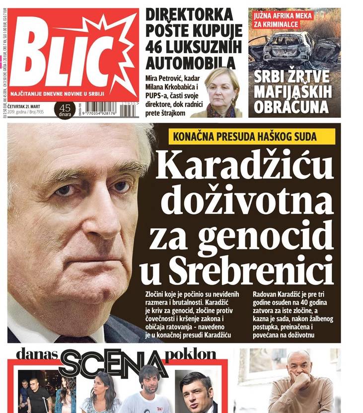 'Presuda Karadžiću je zločin, osudili su cijeli srpski narod...'