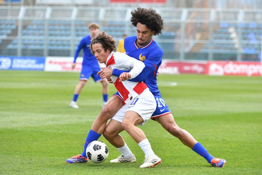 Varaždin: Elitno kolo kvalifikacija za Euro U-19, skupina 3, 3. kolo, Francuska - Hrvatska