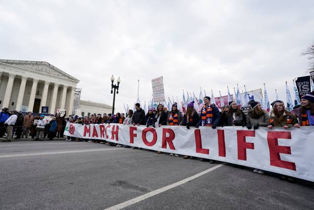 Anti-abortion demonstrators gather in Washington D.C. for the annual  "March for Life\