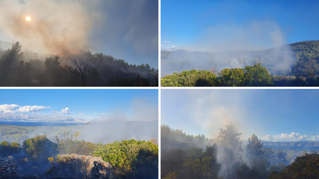 Lokalizirali požar na Hvaru: Izgorjelo dva i pol hektara borove šume i niskog raslinja