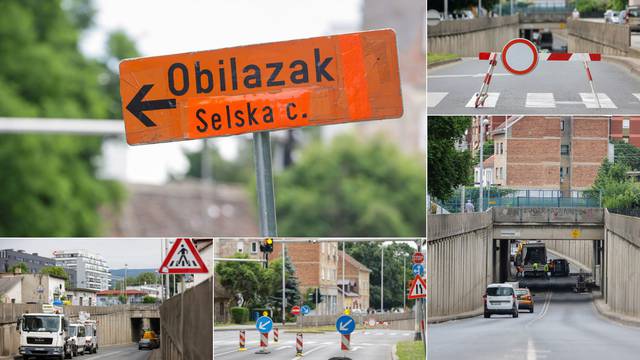 FOTO/VIDEO Od danas zatvoren dio Selske ceste do 27. srpnja