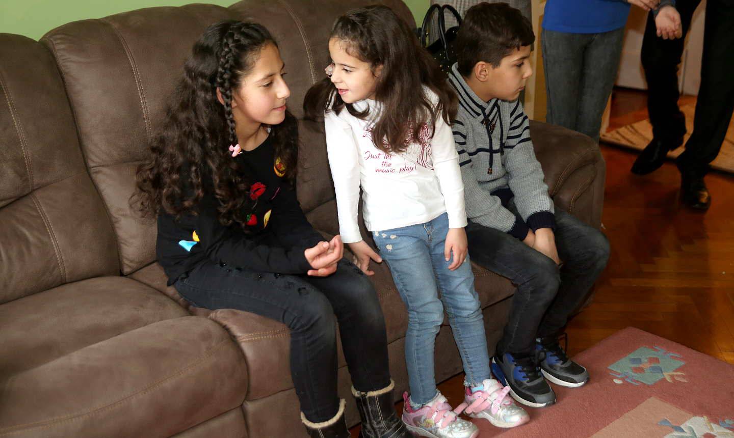 Karlovačka obitelj na božićnom ručku ugostila sirijsku obitelj