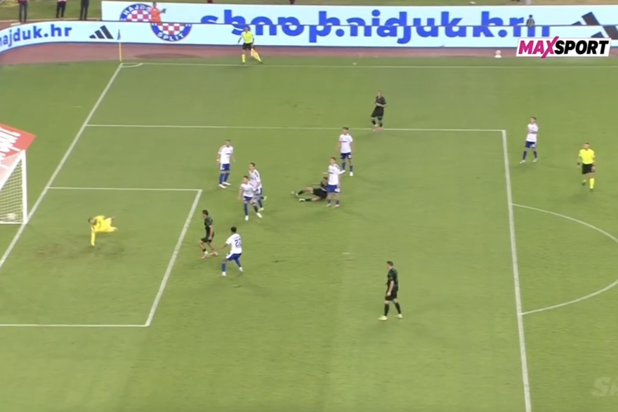 Golovi na utakmici Hajduk - Istra