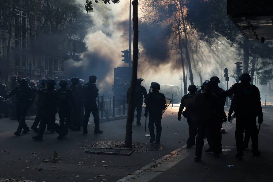 Nationwide protests in France against the cost of living