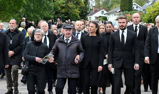 FOTO Pokopan slavni trener Sven-Göran Eriksson.  I David Beckham je došao na sprovod